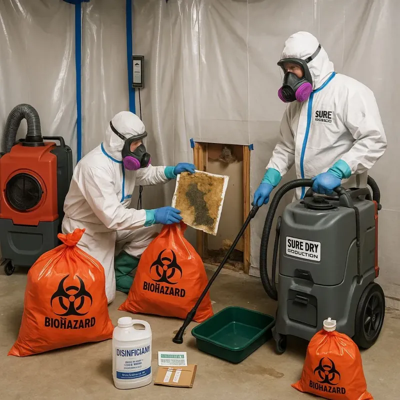 Contaminated Water Handling Protocols process in Four Seasons, MO