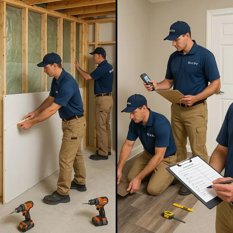 Repairs and Reconstruction process in Four Seasons, MO